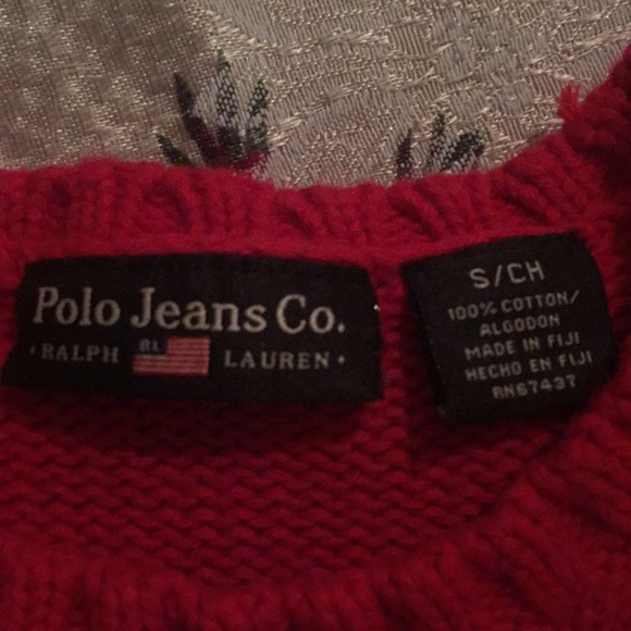 Ralph Lauren red American flag sweater small - Picture 2 of 4